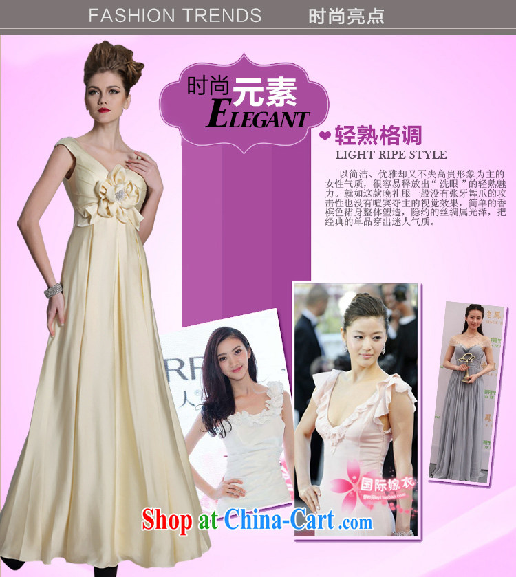 Multi-LAI Ki Europe dress sweet butter yellow silk satin dress white XXL pictures, price, brand platters! Elections are good character, the national distribution, so why buy now enjoy more preferential! Health