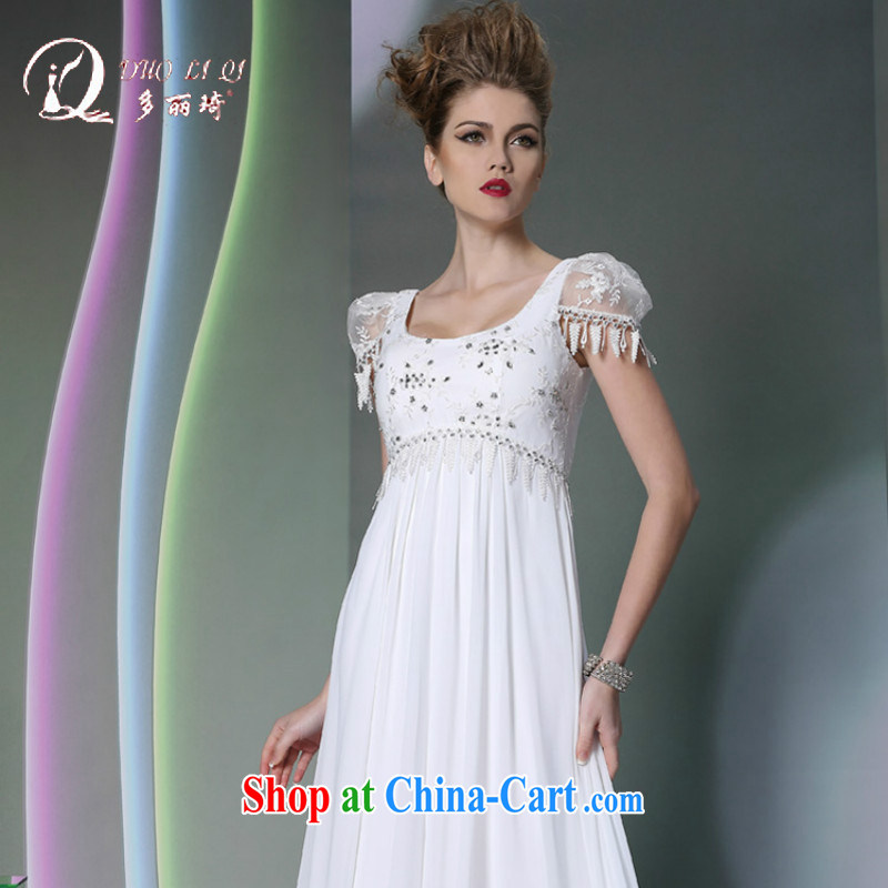 Multi-li-ki and white pregnant women married Evening Dress bridesmaid dresses daily dress white XL, Li Qi (Doris dress), and, on-line shopping