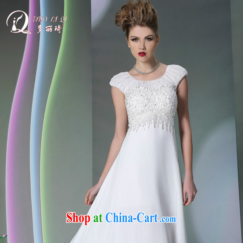 More than Li Qi flow in Europe and America, Evening Dress white pregnant mother dress white XXL, Lai Ki (Doris dress), and, on-line shopping