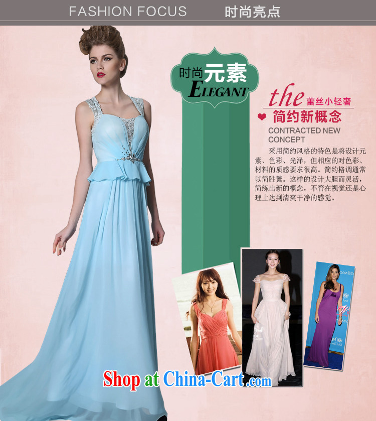 Multi-LAI Ki new retro Nights Dinner dress bridesmaid dress dress appointment as moderator small dress blue XXL pictures, price, brand platters! Elections are good character, the national distribution, so why buy now enjoy more preferential! Health