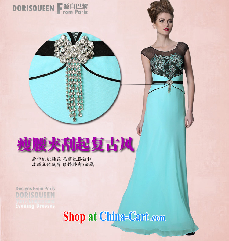Multi-LAI Ki blue package shoulder Evening Dress style beauty banquet evening dress skirt new adult dress blue L pictures, price, brand platters! Elections are good character, the national distribution, so why buy now enjoy more preferential! Health