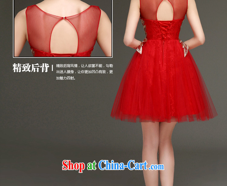 Serving a good solid Evening Dress 2015 new bridal dresses serving toast spring wedding dresses small girl short skirt and sisters red 2 XL pictures, price, brand platters! Elections are good character, the national distribution, so why buy now enjoy more preferential! Health