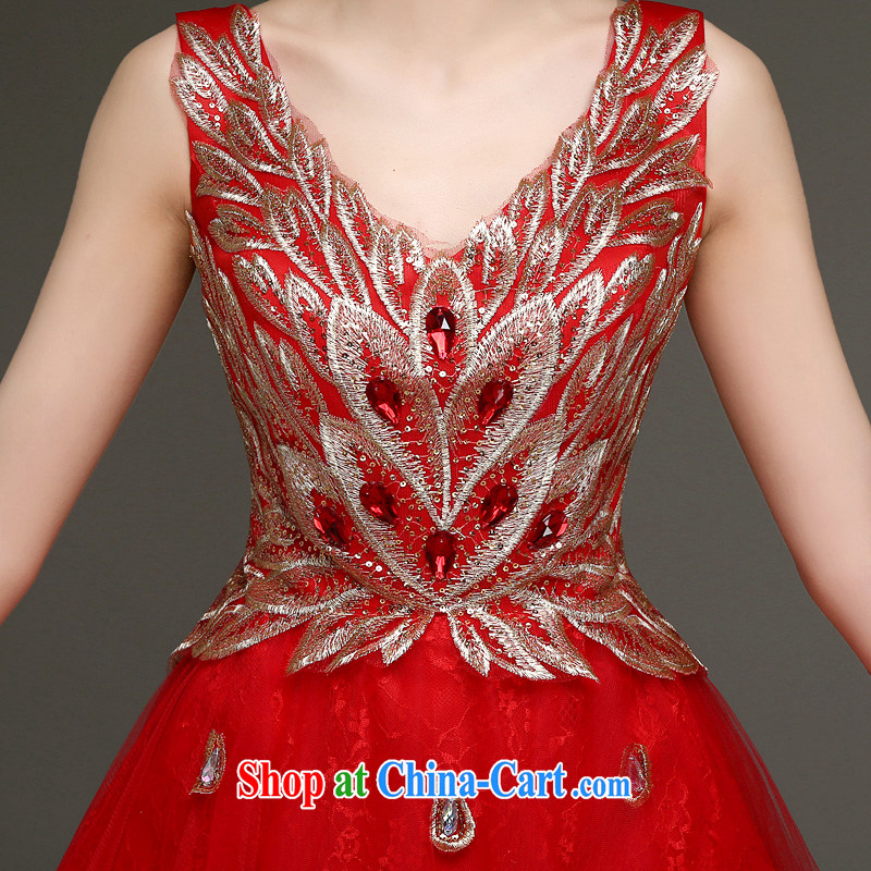 Serving a good solid Evening Dress 2015 new bridal dresses serving toast spring wedding dresses small girl short skirt and sisters red 2 XL, good service, and, on-line shopping