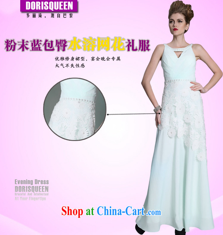 Multi-LAI Ki Europe Evening Dress sexy light blue small terrace back Evening Dress blue L pictures, price, brand platters! Elections are good character, the national distribution, so why buy now enjoy more preferential! Health