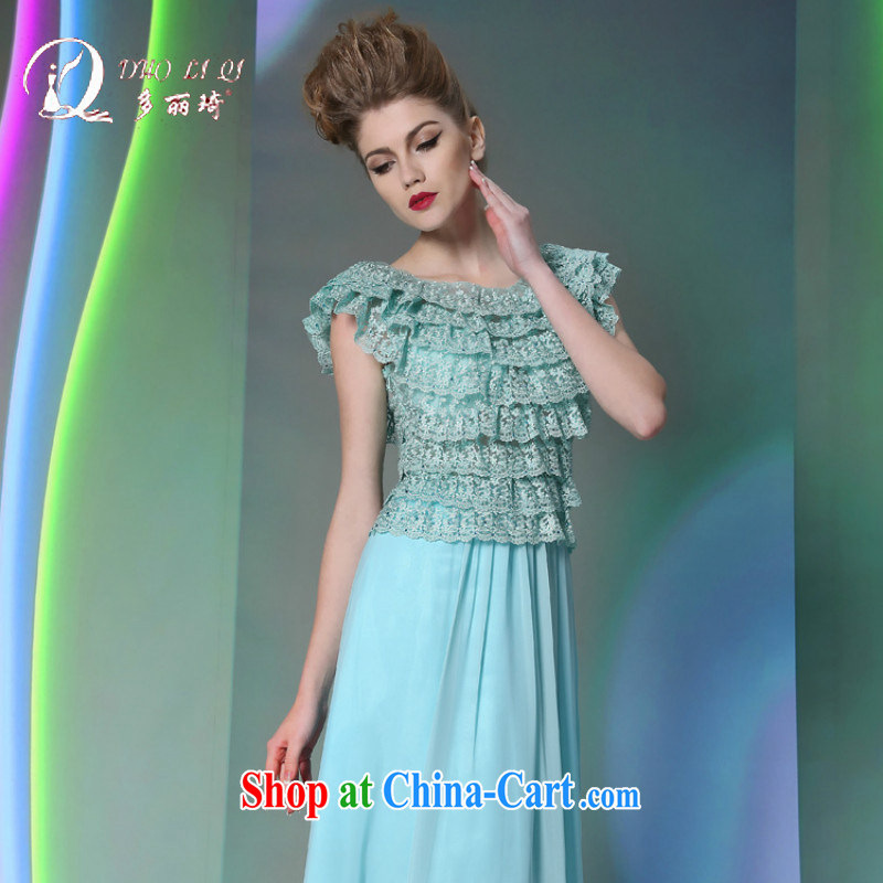 More LAI Ki 2014 European Dress lovely cake blue Evening Dress dress blue XXL, Lai Ki (Doris dress), and, on-line shopping