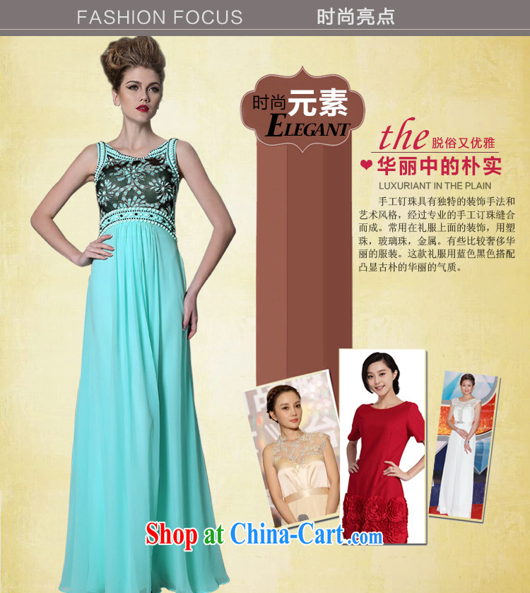 Multi-LAI Ki blue floral dress 2014 high waist bows service show the dress blue XXL pictures, price, brand platters! Elections are good character, the national distribution, so why buy now enjoy more preferential! Health