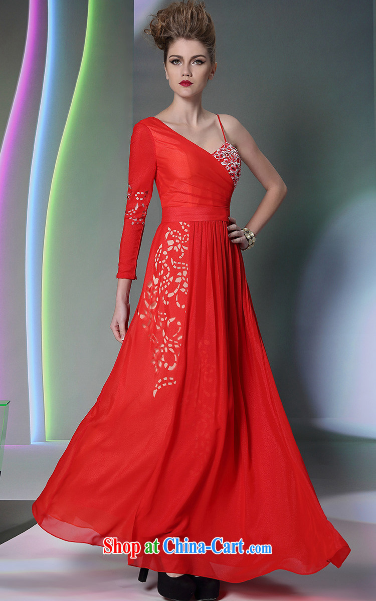 Multi-LAI Ki Europe red evening dress autumn and winter toast wedding dress red XXL pictures, price, brand platters! Elections are good character, the national distribution, so why buy now enjoy more preferential! Health