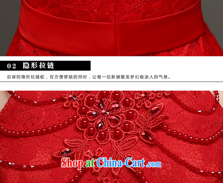 A good service is 2015 new bride toast clothing spring and summer short, Red Front short long wedding dress small dress red 2 XL pictures, price, brand platters! Elections are good character, the national distribution, so why buy now enjoy more preferential! Health