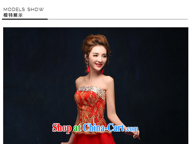 Red bridal toast service 2015 spring and summer new banquet dress short wedding dresses women marriage bridesmaid clothing red XL pictures, price, brand platters! Elections are good character, the national distribution, so why buy now enjoy more preferential! Health