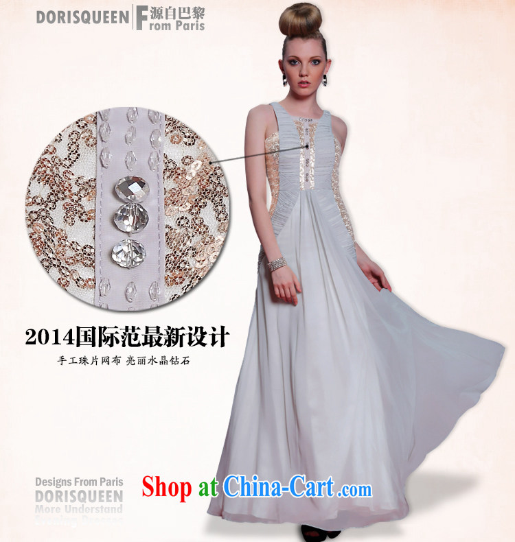Multi-LAI Ki are gray Evening Dress stitching gold modern Europe and cultivating late mount also dress female light gray XXL pictures, price, brand platters! Elections are good character, the national distribution, so why buy now enjoy more preferential! Health