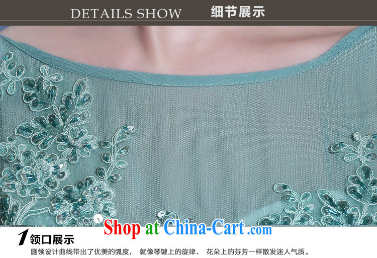 Multi-LAI Ki light blue embroidery Evening Dress long winter dress, large, light blue L pictures, price, brand platters! Elections are good character, the national distribution, so why buy now enjoy more preferential! Health