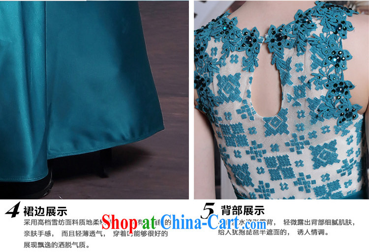Doris Kay Peacock Blue diamond jewelry dress snow woven bow tie, evening dress long evening dress dark blue XXL pictures, price, brand platters! Elections are good character, the national distribution, so why buy now enjoy more preferential! Health