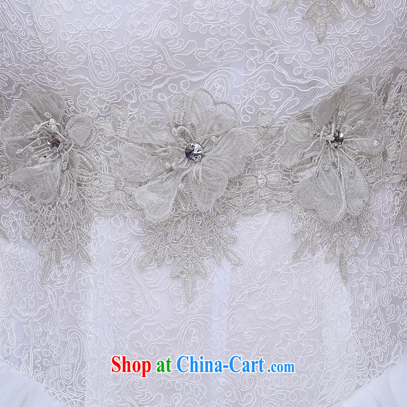 The china yarn 2015 new Korean wedding dresses lace bridesmaid serving short Evening Dress Beauty Fashion toast serving short wedding white. size do not accept return and China yarn, shopping on the Internet