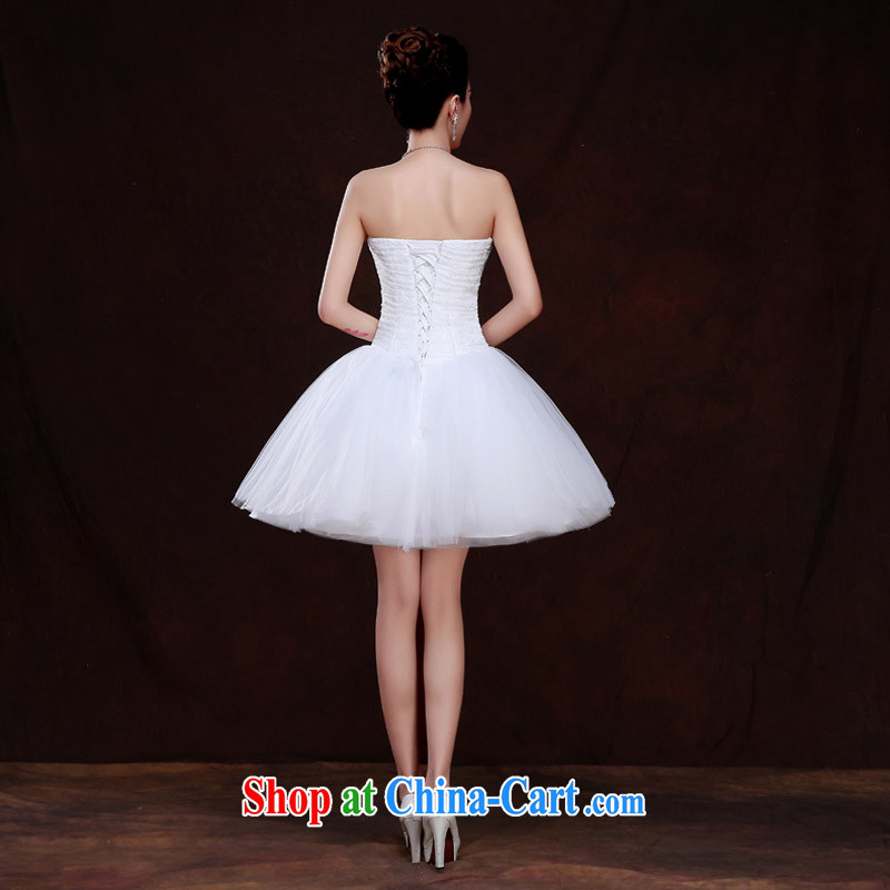 The china yarn bare chest wedding dresses new 2015 spring and summer lace long marriages served toast short Evening Dress white. size does not accept return, the china yarn, shopping on the Internet