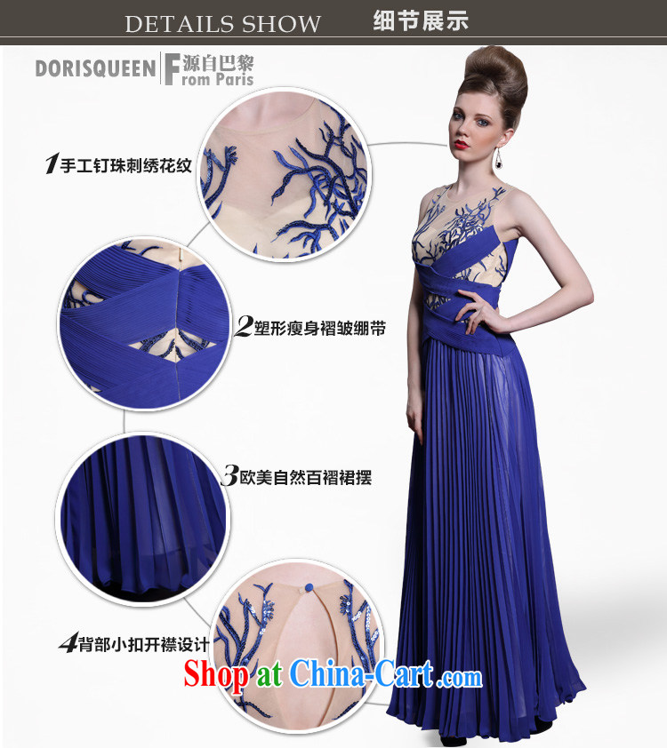 Doris Kay dress blue Web dresses video thin A field staple Pearl evening dress in Europe evening dress blue XXL pictures, price, brand platters! Elections are good character, the national distribution, so why buy now enjoy more preferential! Health