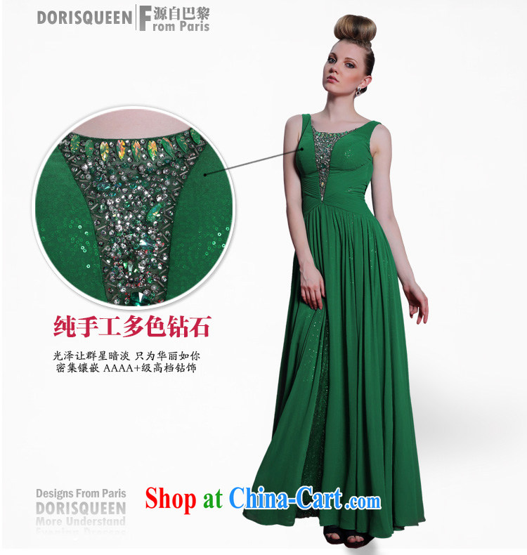 Multi-lai-ki, genuine, Evening Dress beauty in Europe and the dress code 2014 model show ceremonial dress green XXL pictures, price, brand platters! Elections are good character, the national distribution, so why buy now enjoy more preferential! Health