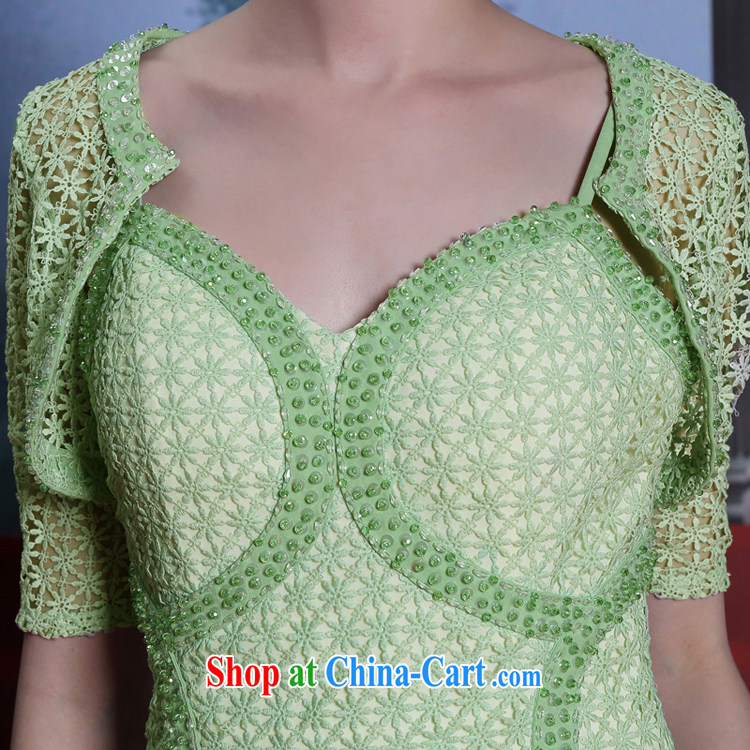 Multi-LAI Ki summer Celadon Colored Evening Dress strap evening dress two-piece nail Pearl dress dress the dress code Green XXL pictures, price, brand platters! Elections are good character, the national distribution, so why buy now enjoy more preferential! Health