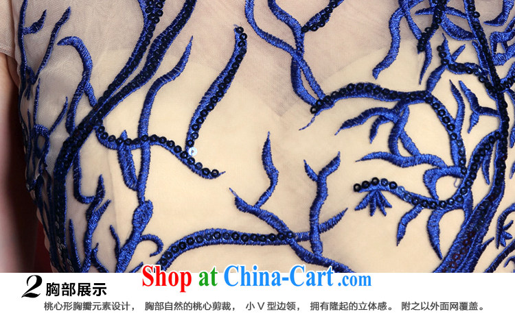Multi-LAI Ki 2014, Qi, genuine royal blue, dress fall annual dress long dress blue XXL pictures, price, brand platters! Elections are good character, the national distribution, so why buy now enjoy more preferential! Health