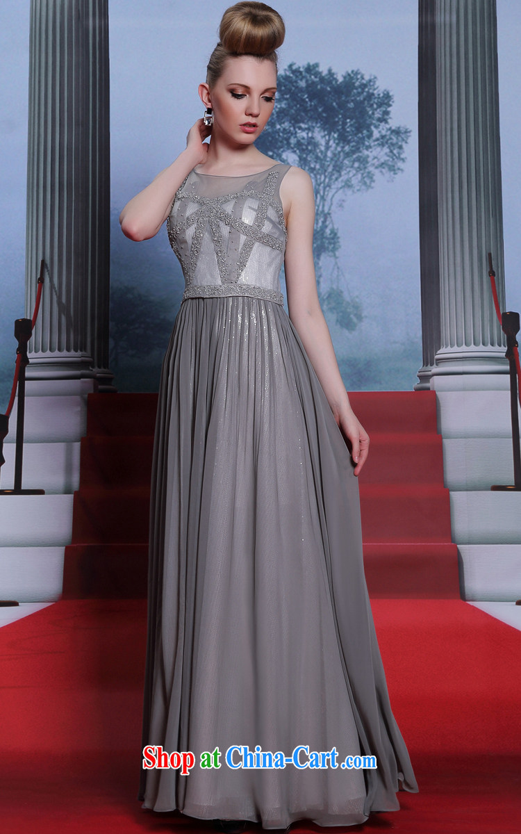 More than Li Qi 2014, Qi and Evening Dress silver embroidery-waist dress 2014 fashion dress light gray XXL pictures, price, brand platters! Elections are good character, the national distribution, so why buy now enjoy more preferential! Health