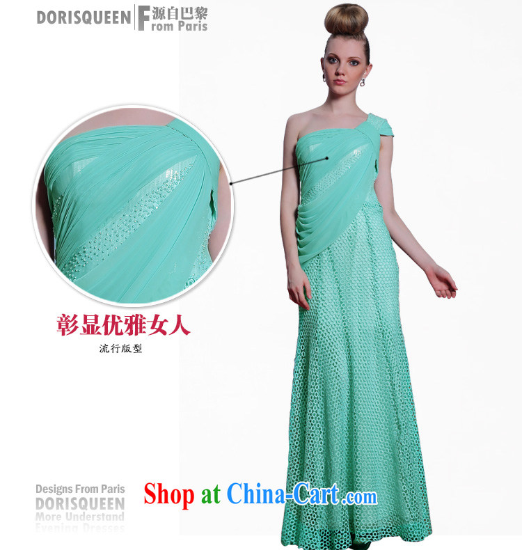 Multi-LAI Ki ARE THE SHOULDER green dress water-soluble lace Evening Dress back exposed sexy Evening Dress green XXL pictures, price, brand platters! Elections are good character, the national distribution, so why buy now enjoy more preferential! Health
