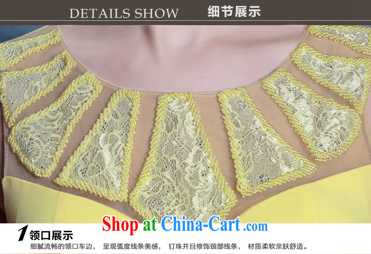 Multi-LAI Ki new, bright yellow Evening Dress manually staple Pearl dress bridesmaid dress graduation dress pale yellow XXL pictures, price, brand platters! Elections are good character, the national distribution, so why buy now enjoy more preferential! Health