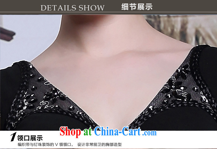 Multi-LAI Ki stamp duty cuff in black dress adult mom with European and American Evening Dress dress black XXL pictures, price, brand platters! Elections are good character, the national distribution, so why buy now enjoy more preferential! Health
