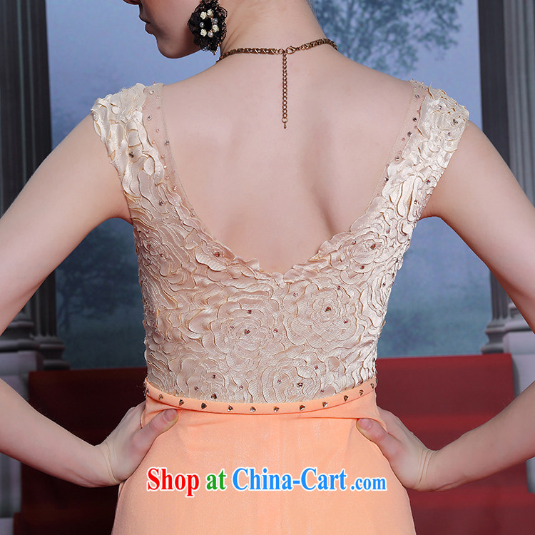 Multi-LAI Ki yellow floral dress graduated from adult evening dress bridesmaid sleeveless sweet dress long skirt yellow XXL pictures, price, brand platters! Elections are good character, the national distribution, so why buy now enjoy more preferential! Health