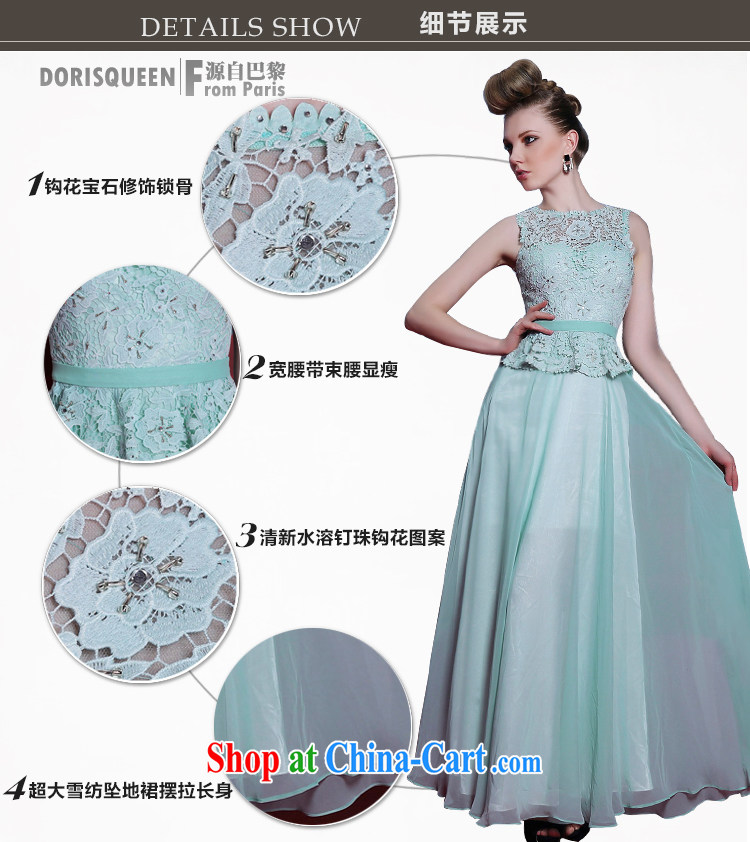 Multi-LAI Ki leave of two blue dress sleeveless 2014 sweet dress a field in cultivating waist dress light blue XXL pictures, price, brand platters! Elections are good character, the national distribution, so why buy now enjoy more preferential! Health