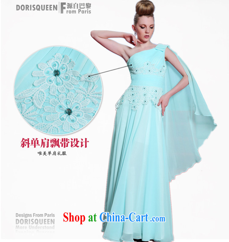 More than Li Qi 2014 multi-LAI Ki European and American dress single shoulder water-soluble sweet flowers graduation dress blue XXL pictures, price, brand platters! Elections are good character, the national distribution, so why buy now enjoy more preferential! Health