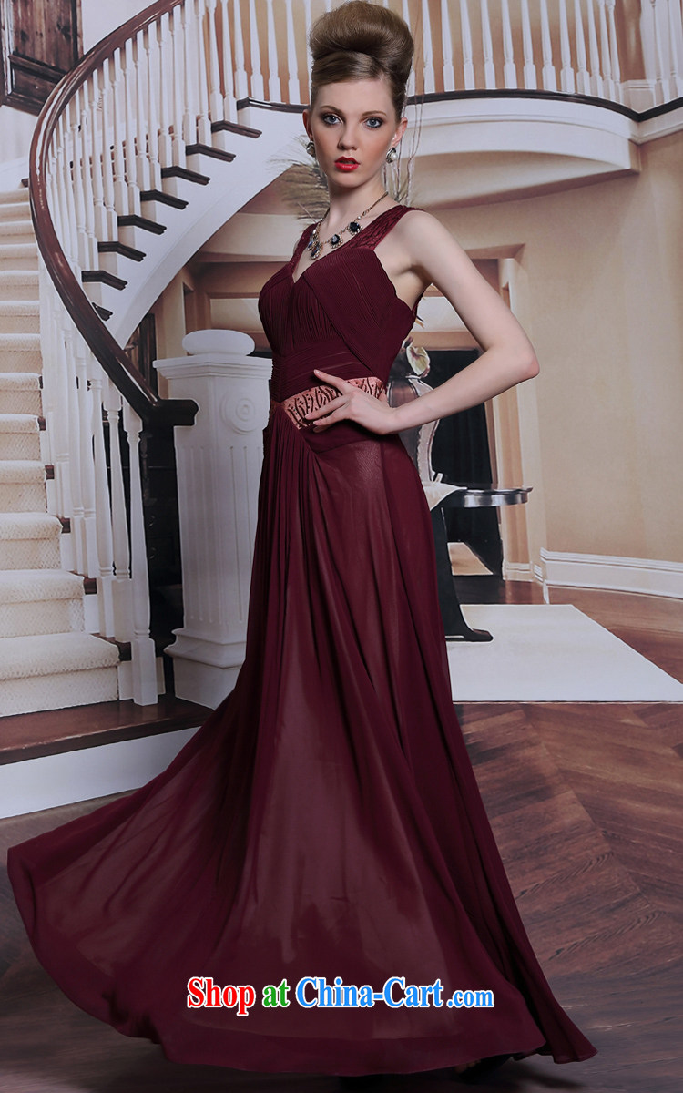 Multi-LAI Ki Europe dress wine red dress sexy back exposed dress skirt brown XXL pictures, price, brand platters! Elections are good character, the national distribution, so why buy now enjoy more preferential! Health