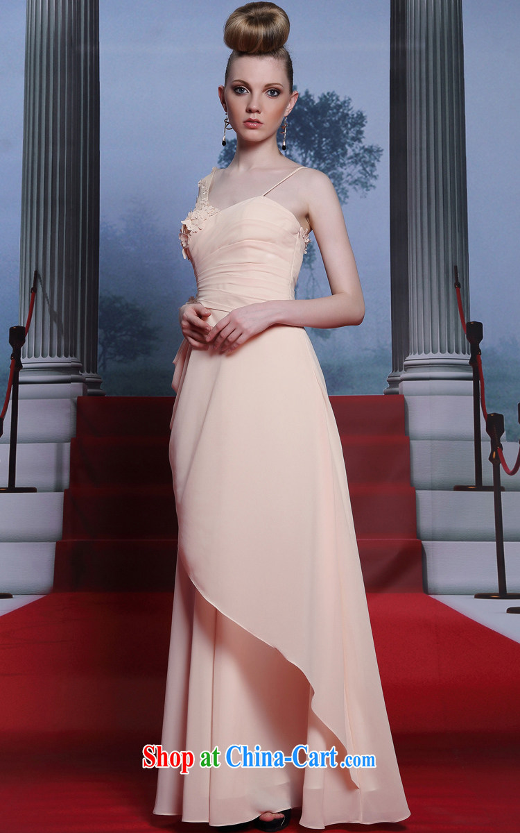 Multi-LAI Ki Europe Evening Dress pink strap Evening Dress bridesmaid dress wedding toast serving ladies dress pink XXL pictures, price, brand platters! Elections are good character, the national distribution, so why buy now enjoy more preferential! Health