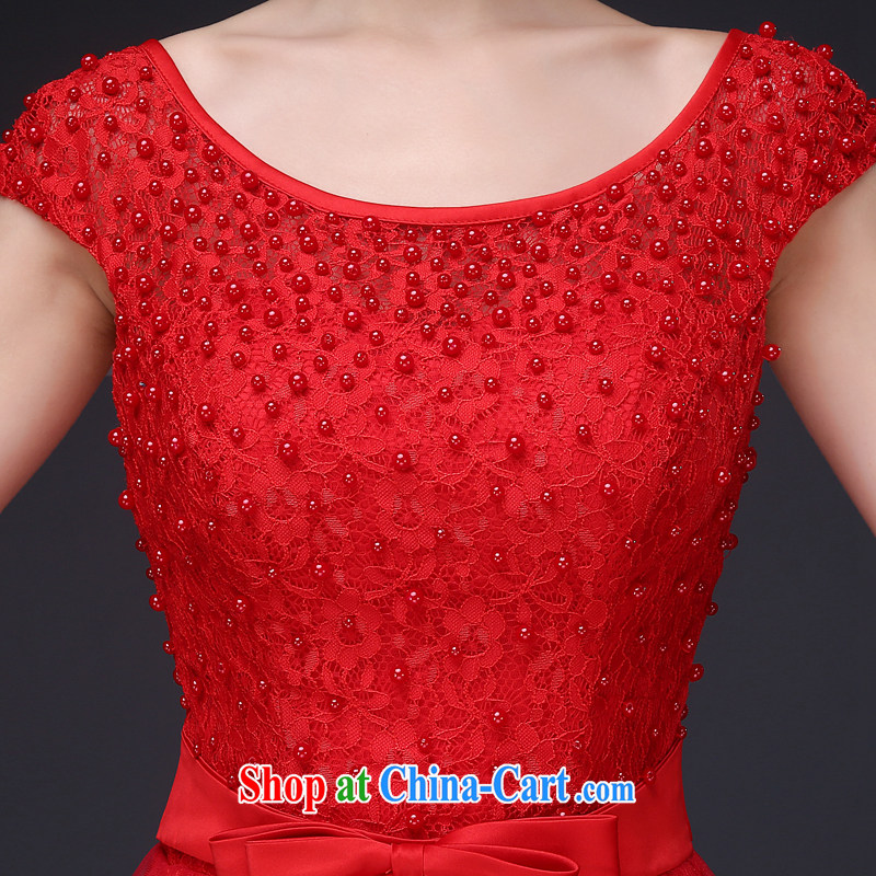 Cheng Kejie MIA 2015 spring and summer new brides and align, wedding dress lace red toast serving red XXXL, Jake Mia, and shopping on the Internet