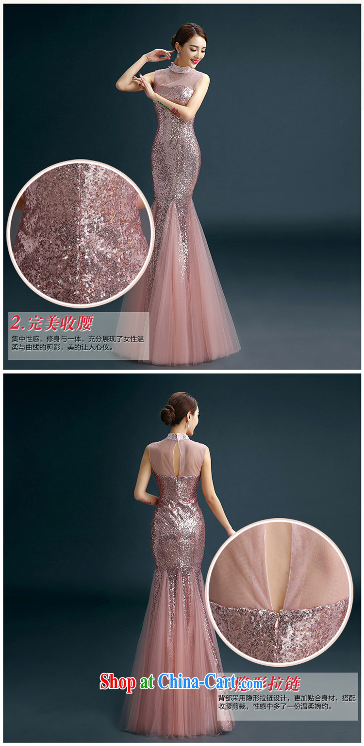 Evening Dress 2015 new, luxurious, elegant and sexy shoulders at Merlion dress banquet moderator performance service bridal toast clothing wedding dress girl blue XXL pictures, price, brand platters! Elections are good character, the national distribution, so why buy now enjoy more preferential! Health