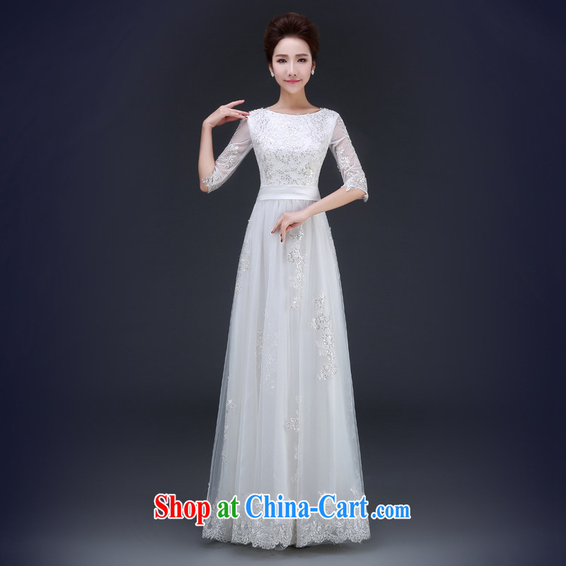 Cheng Kejie MIA toast service 2015 new spring white marriages, how long the dress the wedding dress winter wedding dresses long XXXL