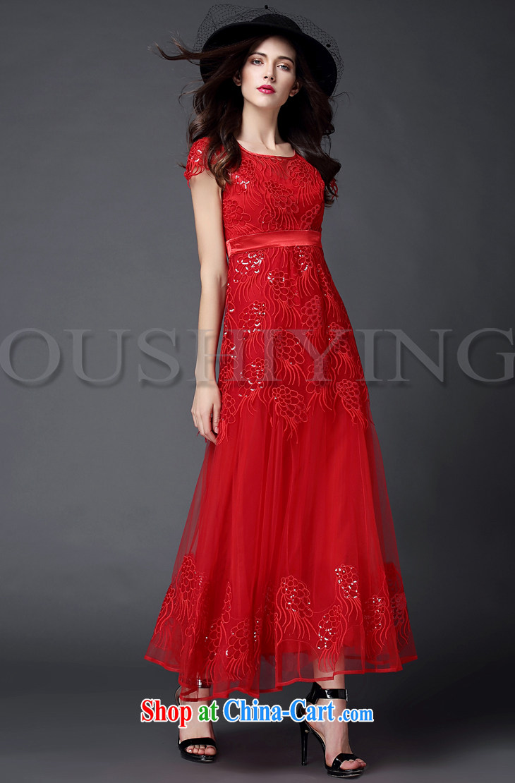 The poetry shadow new women Evening Dress dress dress long skirt, long annual bridal red marriage bridesmaid moderator banquet toast clothing white S pictures, price, brand platters! Elections are good character, the national distribution, so why buy now enjoy more preferential! Health