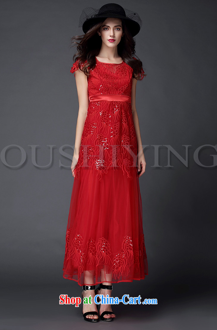 The poetry shadow new women Evening Dress dress dress long skirt, long annual bridal red marriage bridesmaid moderator banquet toast clothing white S pictures, price, brand platters! Elections are good character, the national distribution, so why buy now enjoy more preferential! Health