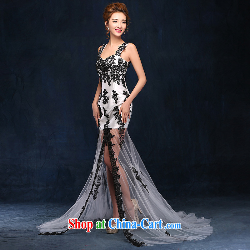 New photo building theme clothing sexy crowsfoot lace back exposed beauty luxury Photo Album stage show dress picture color XL, according to Lin, Elizabeth, and shopping on the Internet