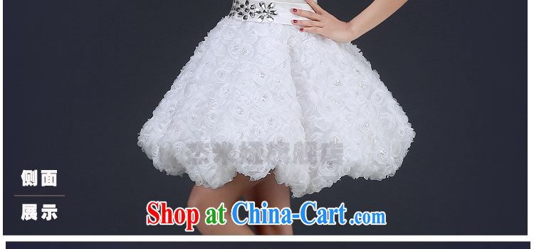 J. MIA 2015 white spring new dual-shoulder dress graphics thin toast Service Bridal beauty service performance evening bridesmaid dress white XXL pictures, price, brand platters! Elections are good character, the national distribution, so why buy now enjoy more preferential! Health