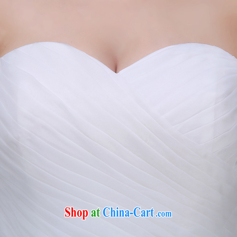 Jie MIA 2015 white spring new dual-shoulder dress graphics thin toast Service Bridal beauty service performance evening bridesmaid dress white XXL, Jake Mia, and shopping on the Internet