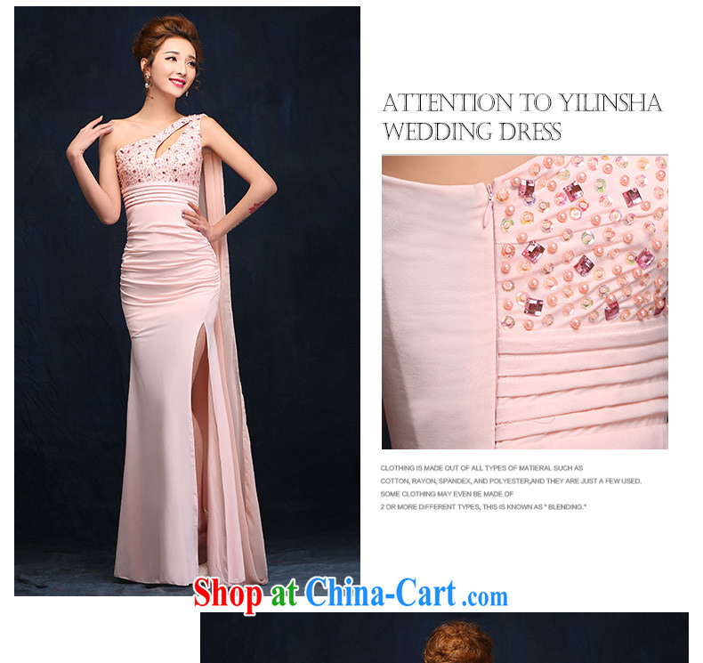 According to Lin Mona Lisa pink banquet night dress, shoulder-length, annual company moderator dress packages and evening dress pink XL pictures, price, brand platters! Elections are good character, the national distribution, so why buy now enjoy more preferential! Health