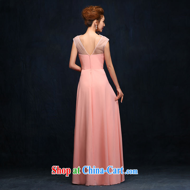 2015 bridal toast serving pink crowsfoot marriage wedding dresses beauty long marriage banquet dress pink XL, according to Lin, Elizabeth, and shopping on the Internet