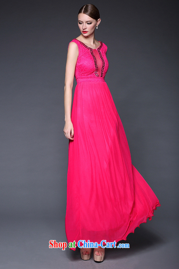 European and American style 2015 summer new goddess elegant wind long evening dress evening banquet moderator dresses of red pictures, price, brand platters! Elections are good character, the national distribution, so why buy now enjoy more preferential! Health