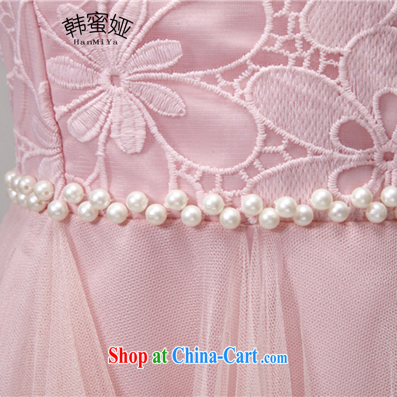 Korean honey Julia 2015 summer hook blossoms, manually set drill gems of Yuan Princess elasticated waist dress dress DR 10,153 white, code, Korean honey Julia (HanMiYa), online shopping