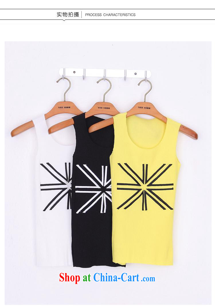 Summer 2015 new Korean shirts students, M field embroidered loose sleeveless vest T shirts female gray XL pictures, price, brand platters! Elections are good character, the national distribution, so why buy now enjoy more preferential! Health