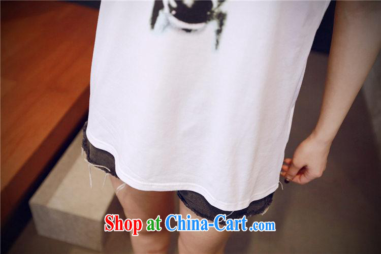 2015 spring and summer new Phillips deer cartoon cotton short-sleeved T-shirt Han version blouses white XL pictures, price, brand platters! Elections are good character, the national distribution, so why buy now enjoy more preferential! Health