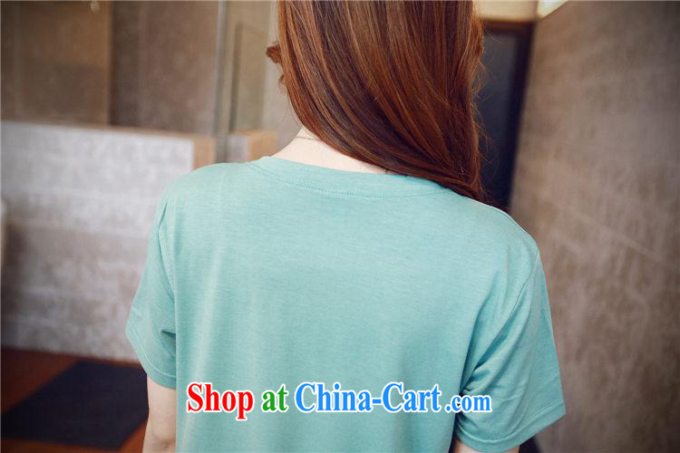 2015 spring new kitten letter cartoon liberal students, short-sleeved T-shirt Korean female T-shirt pink XL pictures, price, brand platters! Elections are good character, the national distribution, so why buy now enjoy more preferential! Health