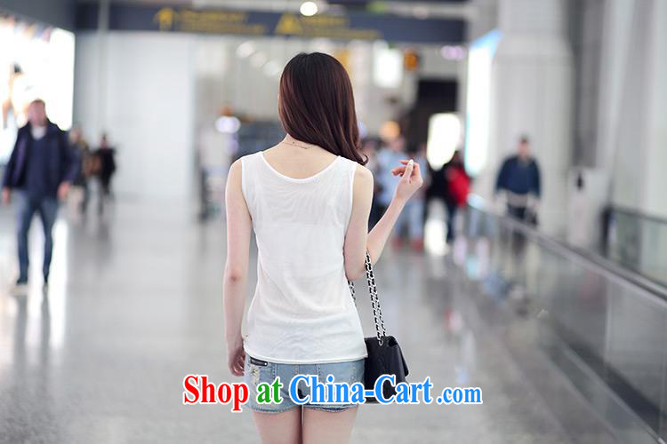 Summer new sexy lace stamp duty compassionate female round-collar sleeveless students, cultivating Korean T pension female picture color code pictures, price, brand platters! Elections are good character, the national distribution, so why buy now enjoy more preferential! Health