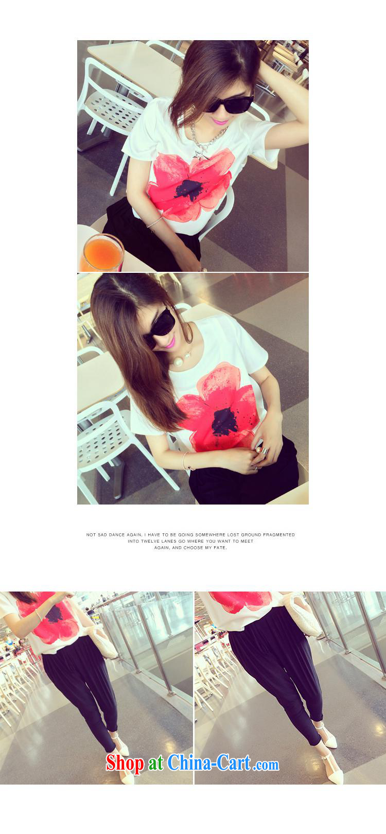 ebay new women trend in Europe and the flowers streaking round-collar short-sleeved white snow T woven shirts white L pictures, price, brand platters! Elections are good character, the national distribution, so why buy now enjoy more preferential! Health