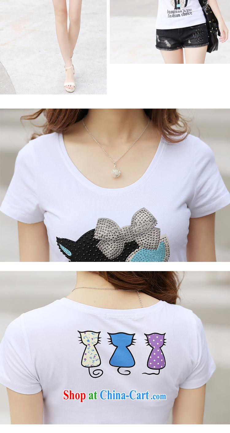 2015 spring and summer new t-shirt short, Korean girls short sleeve T-shirts solid middle and high school students T shirts small shirts summer white XL pictures, price, brand platters! Elections are good character, the national distribution, so why buy now enjoy more preferential! Health