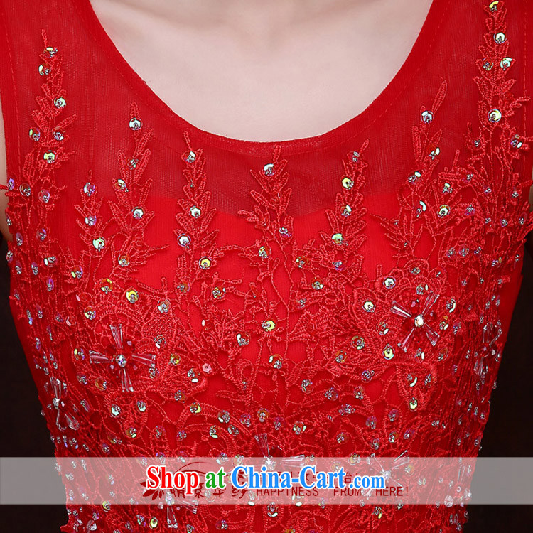 The china yarn 2015 New red long marriages wedding dresses Evening Dress girl toast clothing bridesmaid clothing spring and summer, pink. size does not accept return pictures, price, brand platters! Elections are good character, the national distribution, so why buy now enjoy more preferential! Health